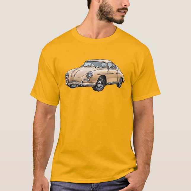 Retro car drawing T-Shirt (Front)