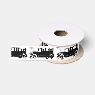 Retro Car - Father's Day Satin Ribbon