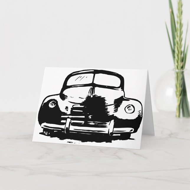 Retro Car Greeting Cards (Creator Uploaded)