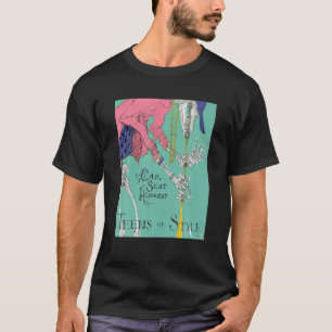Retro Car Seat Design Rock Band Love Musician Clas T-Shirt