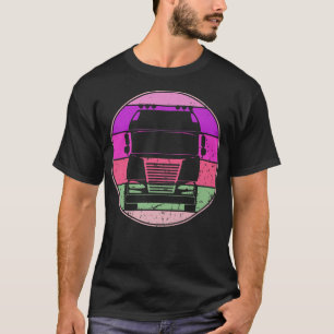 Retro Car Vintage Truck Silhouette Automotive Love T-Shirt