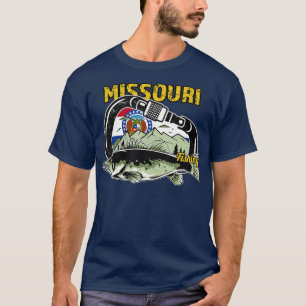 Retro Carabiner Missouri Fishing T-Shirt