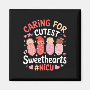 Retro Caring For The Cutest Sweethearts Nicu Valen Magnet
