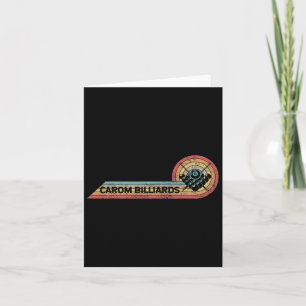 Retro Carom Billiards Vintage Player Film Strip  Card