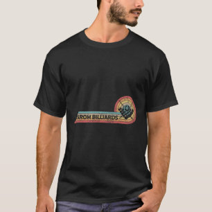Retro Carom Billiards Vintage Player Film Strip T-Shirt