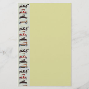 RETRO CARS 2  AUTO RESTORATION grey red yellow Stationery