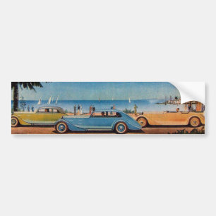 RETRO CARS - Auto repair automotive Bumper Sticker