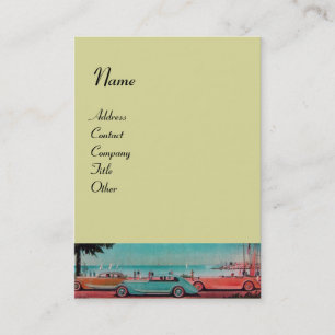 RETRO CARS - Auto repair automotive Business Card