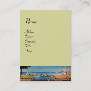 RETRO CARS - Auto repair automotive Business Card