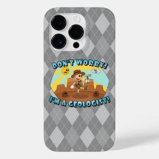 Retro Cartoon- Don't Worry; I'm a Geologist! Case-Mate iPhone 14 Pro Case