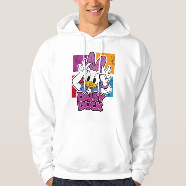 Retro Cartoon Duck – Playful & Nostalgic Design Hoodie (Front)