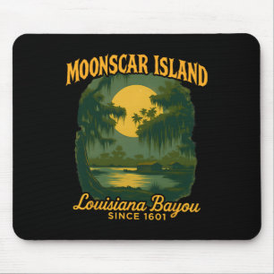Retro Cartoon Halloween Zombie Island 1 Mouse Pad
