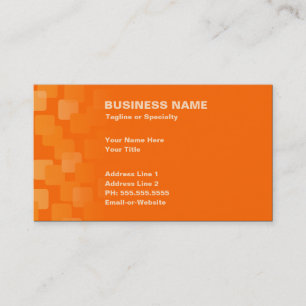 retro cascades business card