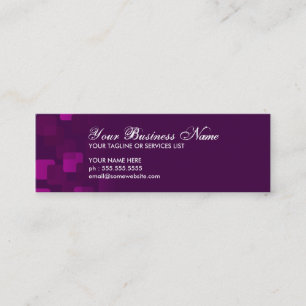 retro cascades mini business card