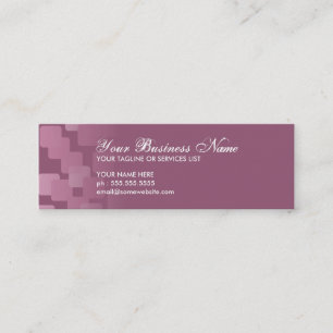 retro cascades mini business card