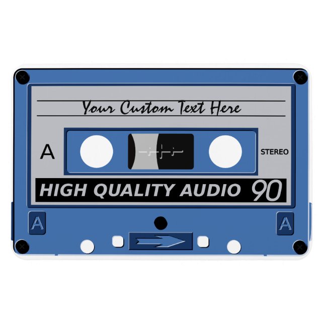 Retro Casette Tape custom magnet (Horizontal)