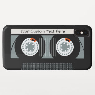 Retro Casette Tape custom text phone cases