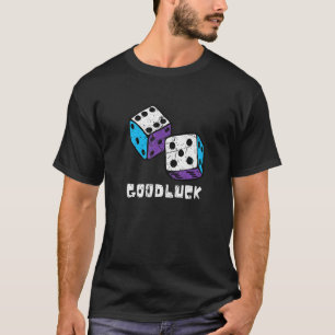 Retro Casino Dice Player Casino Good Luck Game Nig T-Shirt