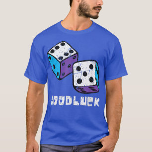 Retro Casino Dice Player Casino Good Luck Game Nig T-Shirt
