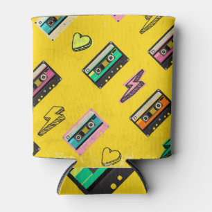 Retro Cassette: 80's Love Party Design Can Cooler