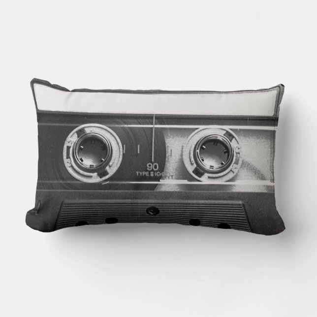Retro Cassette Lumbar Cushion (Front)
