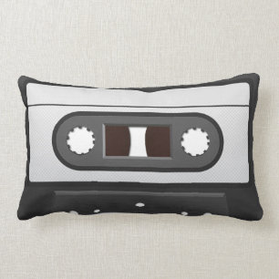 Retro Cassette Mix Tape Pillow