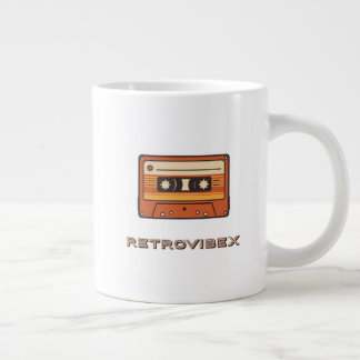Retro Cassette Mug – RETROVIBEX Vintage Coffee Cup