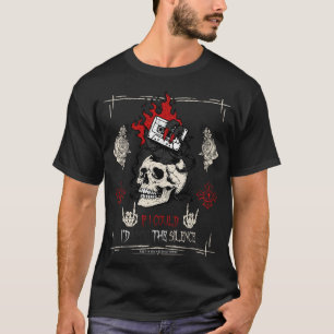 Retro Cassette Skull Rock T-Shirt
