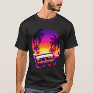 Retro Cassette Sunset T-Shirt