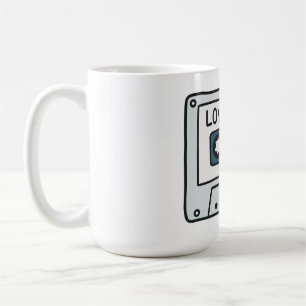 Retro Cassette Tape 80s Music Lover Art Coffee Mug