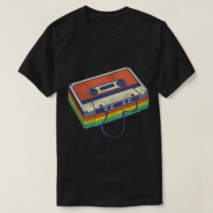 Retro Cassette Tape Design T-Shirt