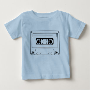 Retro cassette tape grunge music baby T-Shirt