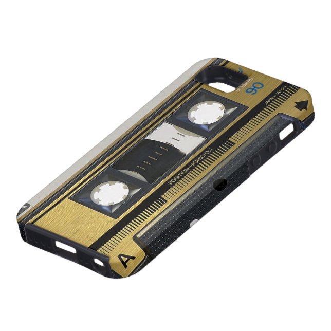 Retro Cassette Tape iPhone 5 Cover Skin 80's Throw (Bottom)