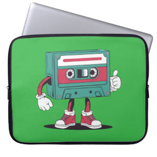 Retro cassette tape. laptop sleeve