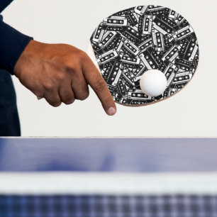 Retro Cassette Tape Ping Pong Paddle