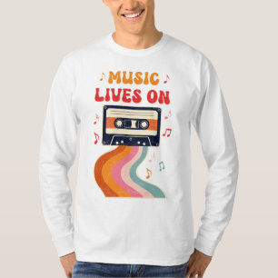 Retro Cassette Tape Shirt – Music Lives On Vintage