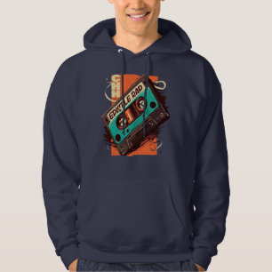 retro cassette tape vintage hoodie