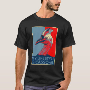 Retro Cassowary Animal Pun Vintage Cassowaries Bir T-Shirt