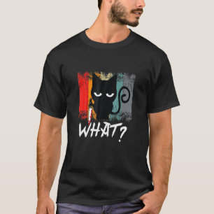 Retro Cat   2022  Black Cat Ee For Women Men T-Shirt