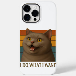 Retro Cat Attitude Case-Mate iPhone 14 Pro Max Case