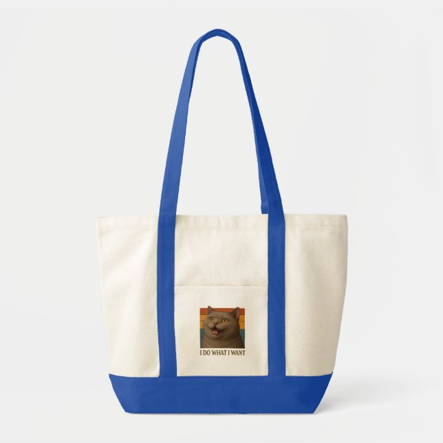 Retro Cat Attitude   Tote Bag (Front)