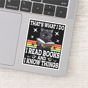 Retro Cat Books The Reader Halloween Reading Gift
