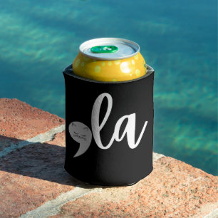 Retro Cat Comma La Kamala Harris 2024 Election Can Cooler