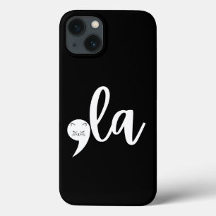 Retro Cat Comma La Kamala Harris 2024 Election iPhone 13 Case