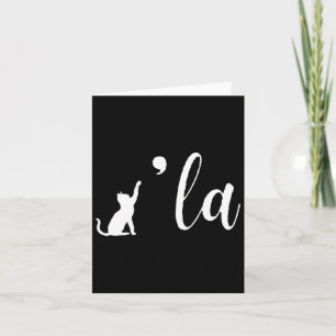 Retro Cat Comma La Kamala Harris For President 202 Card