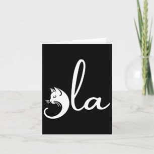 Retro Cat Comma La Kamala Harris For President 202 Card