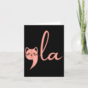 Retro Cat Comma La Kamala Harris For President 202 Card