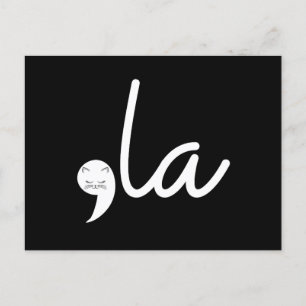 Retro Cat Comma La Kamala Harris For President 24 Postcard