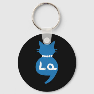 Retro Cat Cute Shoes Comma La Kamala Harris 2024 1 Key Ring