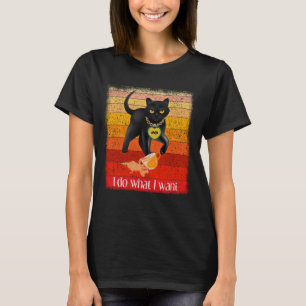 Retro Cat Funny Quote Cat Mum Cat Dad T-Shirt